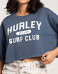 HURLEY Surf Club Womens Boyfriend Crop Tee image number 5