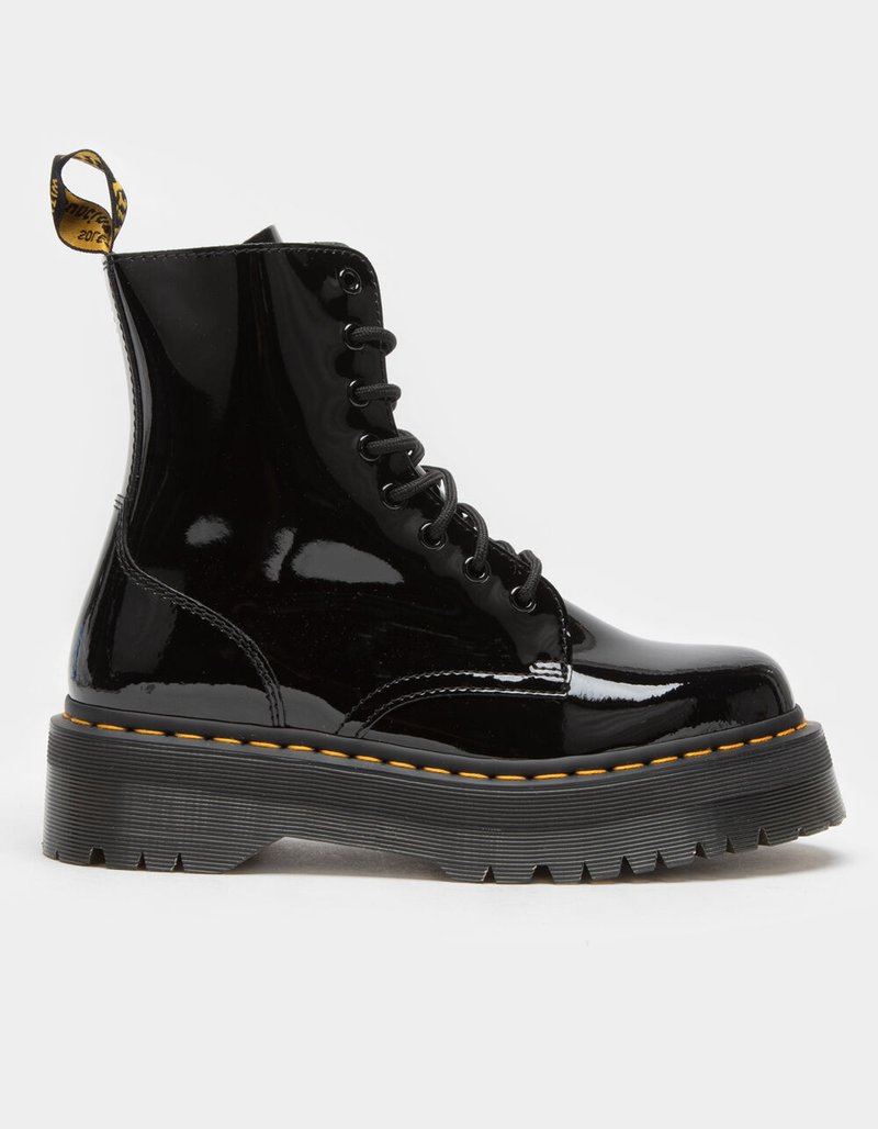 DR. MARTENS Jadon Patent Womens Platform Boots image number 1