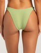 DAMSEL Texture High Leg Lurex Bikini Bottoms image number 4