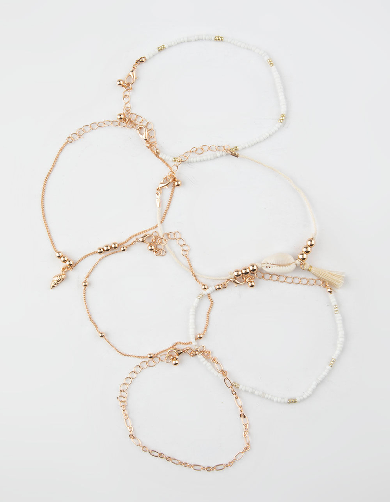 FULL TILT 6 Piece Puka Friendship Bracelets image number 0