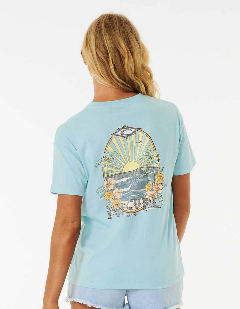 RIP CURL Shore Break Relaxed Womens Tee image number 0