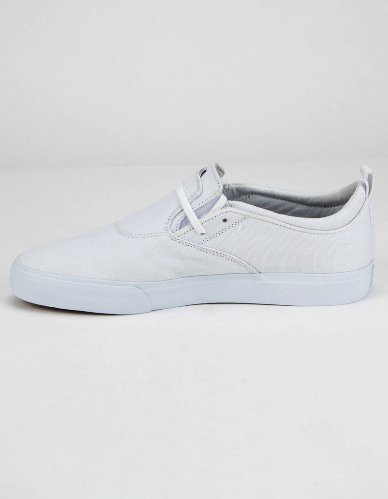 LAKAI Riley Hawk 2 White Canvas Mens Shoes image number 3
