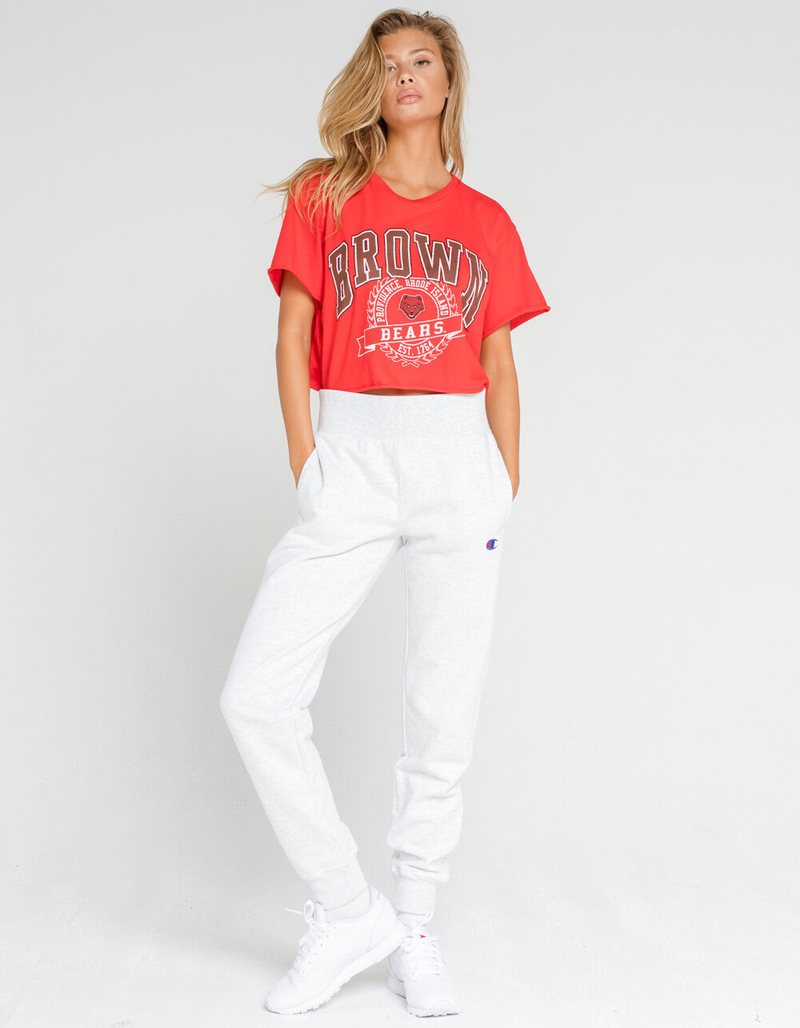 THE ORIGINAL RETRO BRAND Brown University Bears Womens Crop Tee image number 4