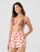 ROXY Cherry On Top Reversible Mini Tiki Tri Bikini Top image number 3