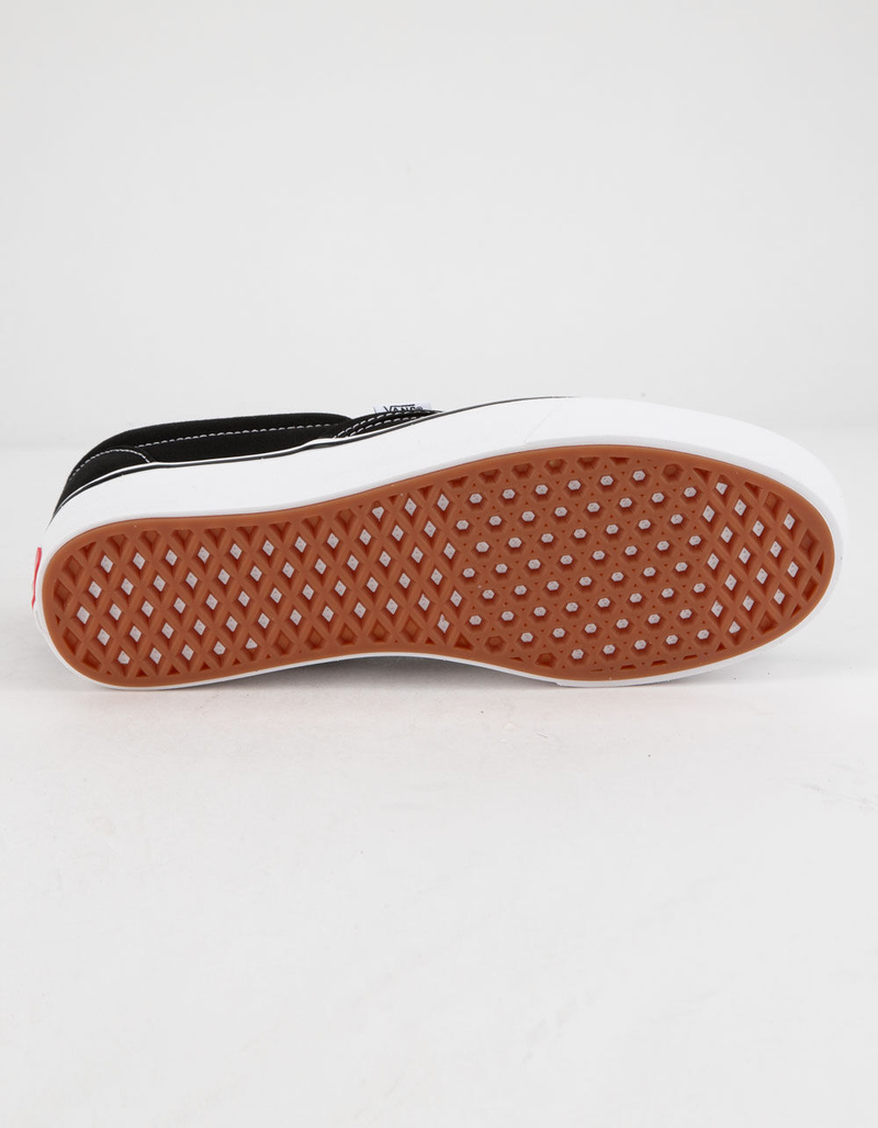 VANS ComfyCush Classic Slip-On Black & True White Shoes image number 5