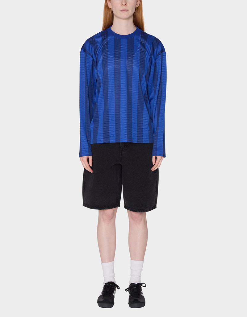 OBEY Bound Mesh Stripe Womens Long Sleeve Tee image number 1