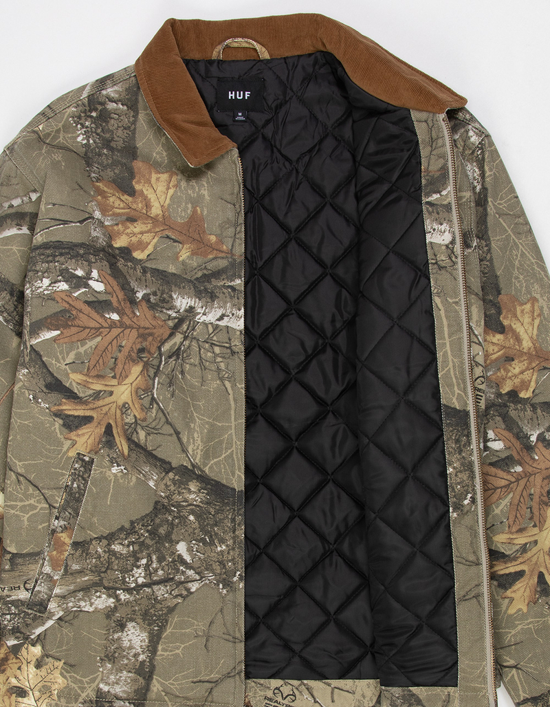 HUF x Realtree Megablast Mens Camo Work Jacket image number 1