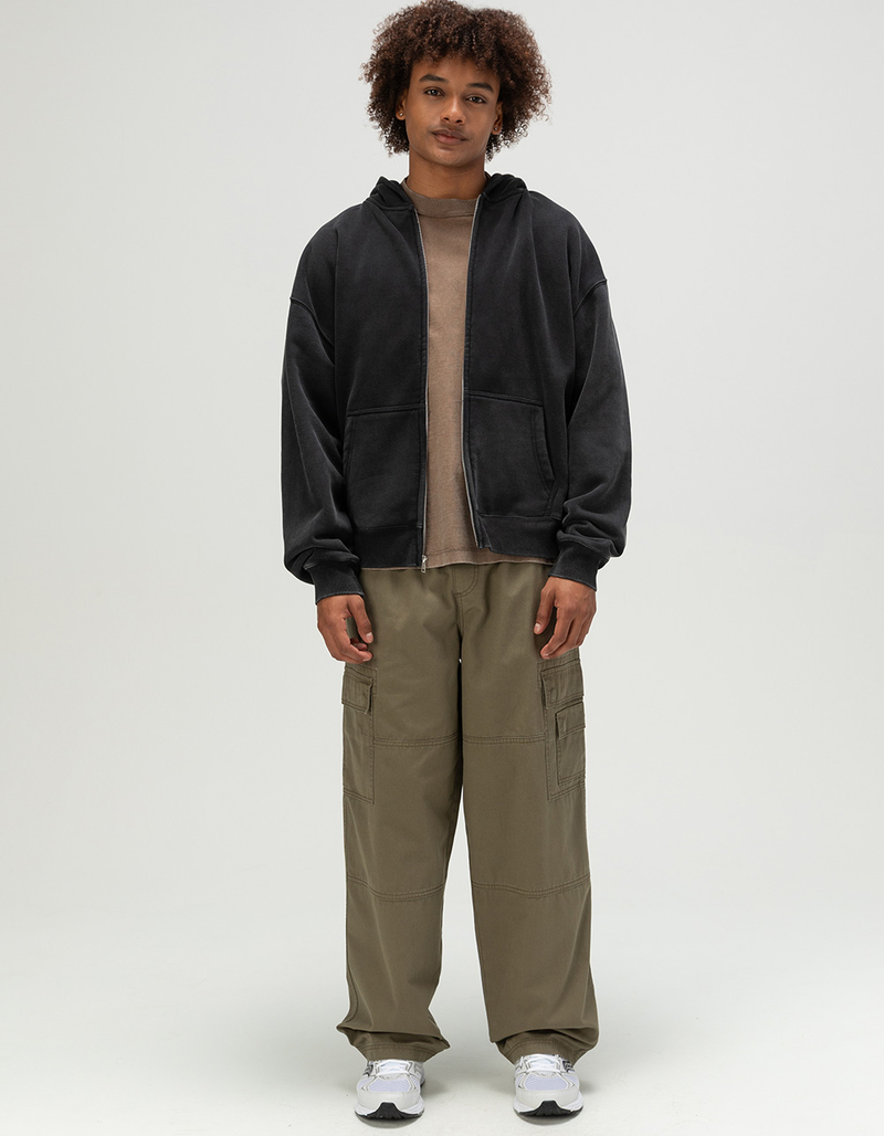 RSQ Mens Baggy Pull On Cargo Pants image number 3