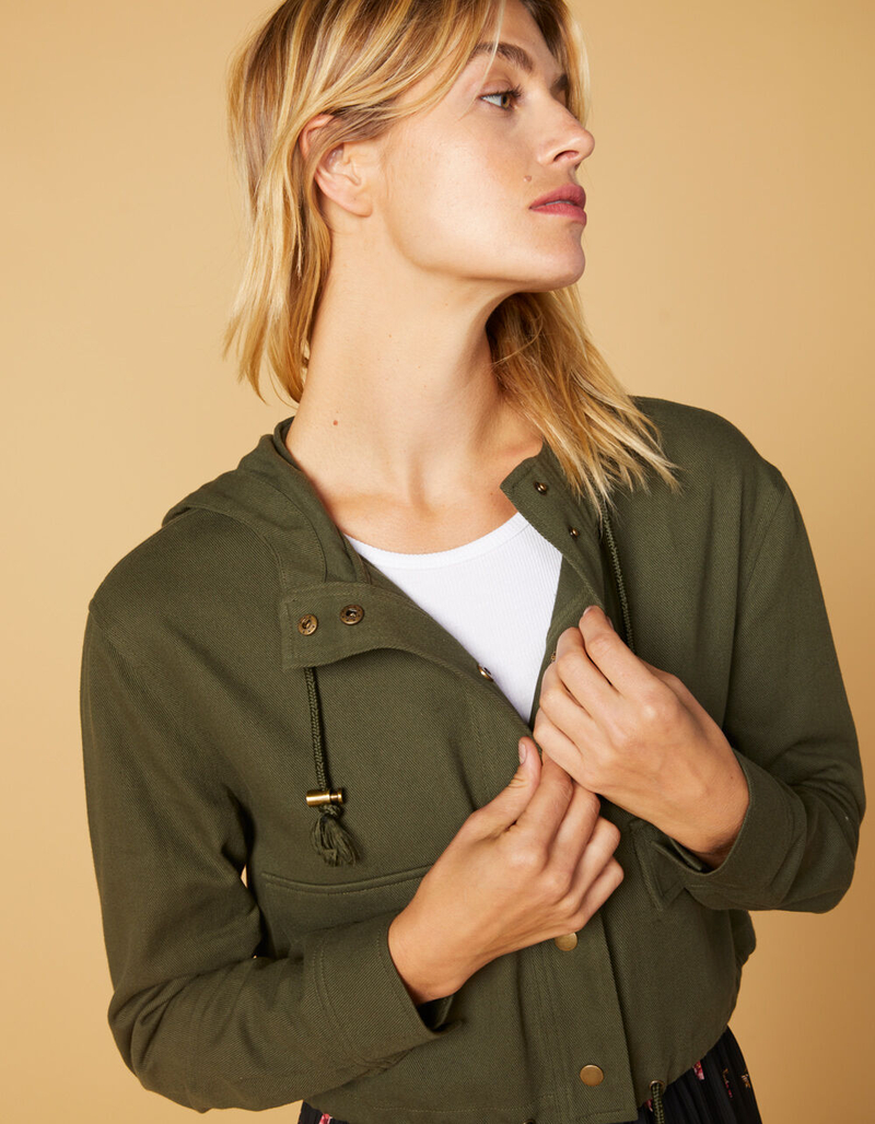 WEST OF MELROSE Cinched It Cropped Womens Jacket image number 0