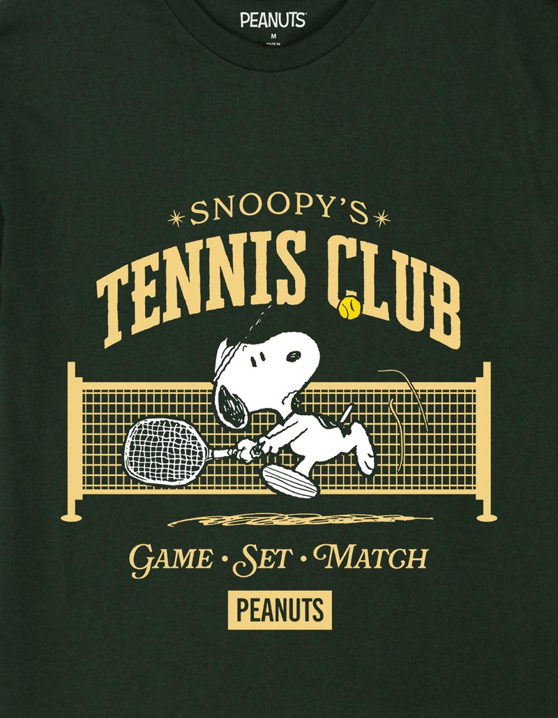 PEANUTS Snoopy's Tennis Club Unisex Tee image number 1