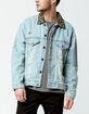 ELWOOD Truck Stop Safari Mens Ripped Denim Jacket image number 3