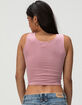 BOZZOLO Womens Lace Trim Square Neck Top image number 4