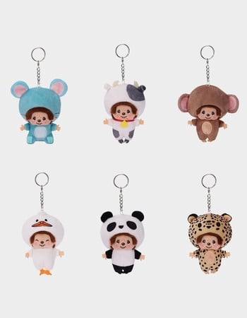 MONCHHICHI Animal Plush Keychain Blind Box Primary Image