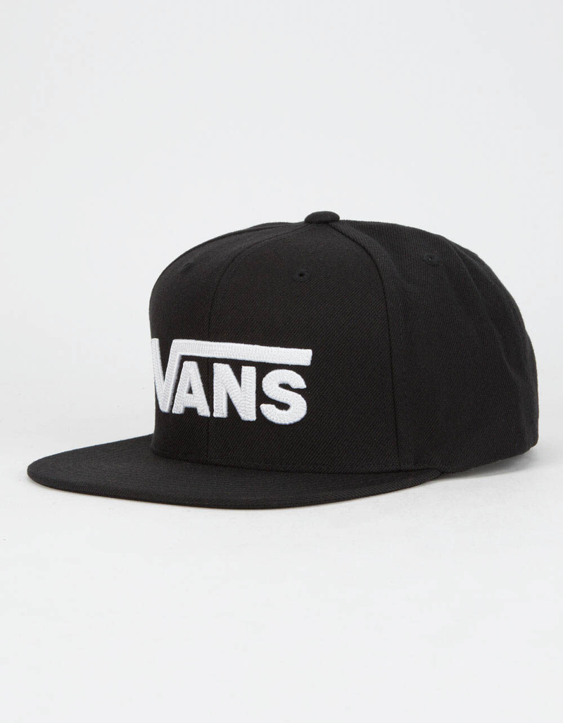 VANS Drop II Black Mens Snapback Hat image number 0