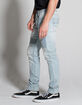 RSQ London Moto Mens Ripped Skinny Jeans image number 3