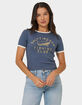 SALTY CREW Fishing Club Womens Ringer Tee image number 1