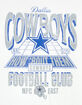 THE WILD COLLECTIVE Dallas Cowboys End Zone Mens Boxy Tee image number 2