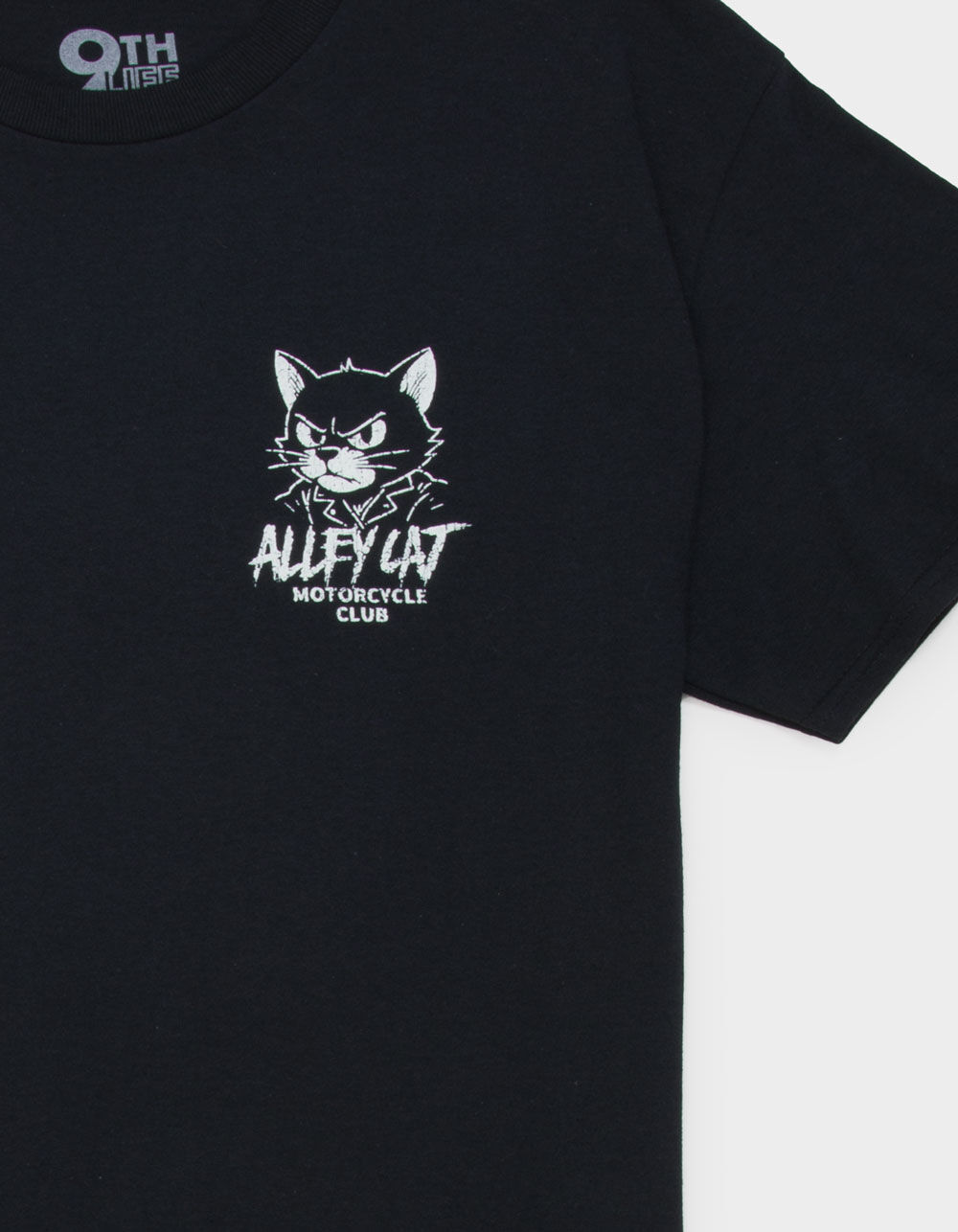 9TH LIFE Alley Cat Motorcycle Club Mens Tee - BLACK | Tillys