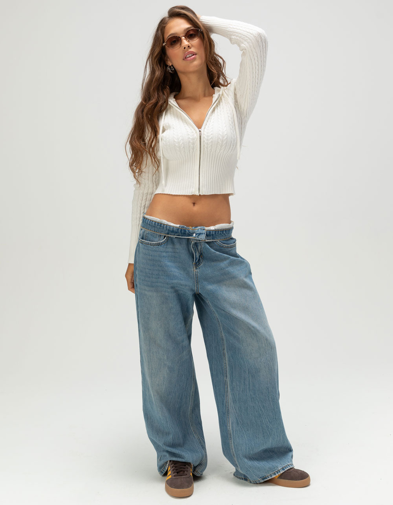 RSQ Womens Low Rise Ultra Baggy Jeans image number 0