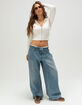 RSQ Womens Low Rise Ultra Baggy Jeans image number 1
