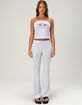 FULL TILT Angel Wing Womens Fold Over Flare Pants image number 1