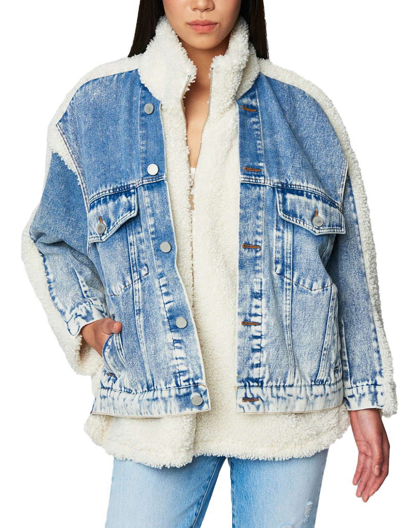BLANK NYC Bear Hug Oversized Womens Trucker Jacket image number 0