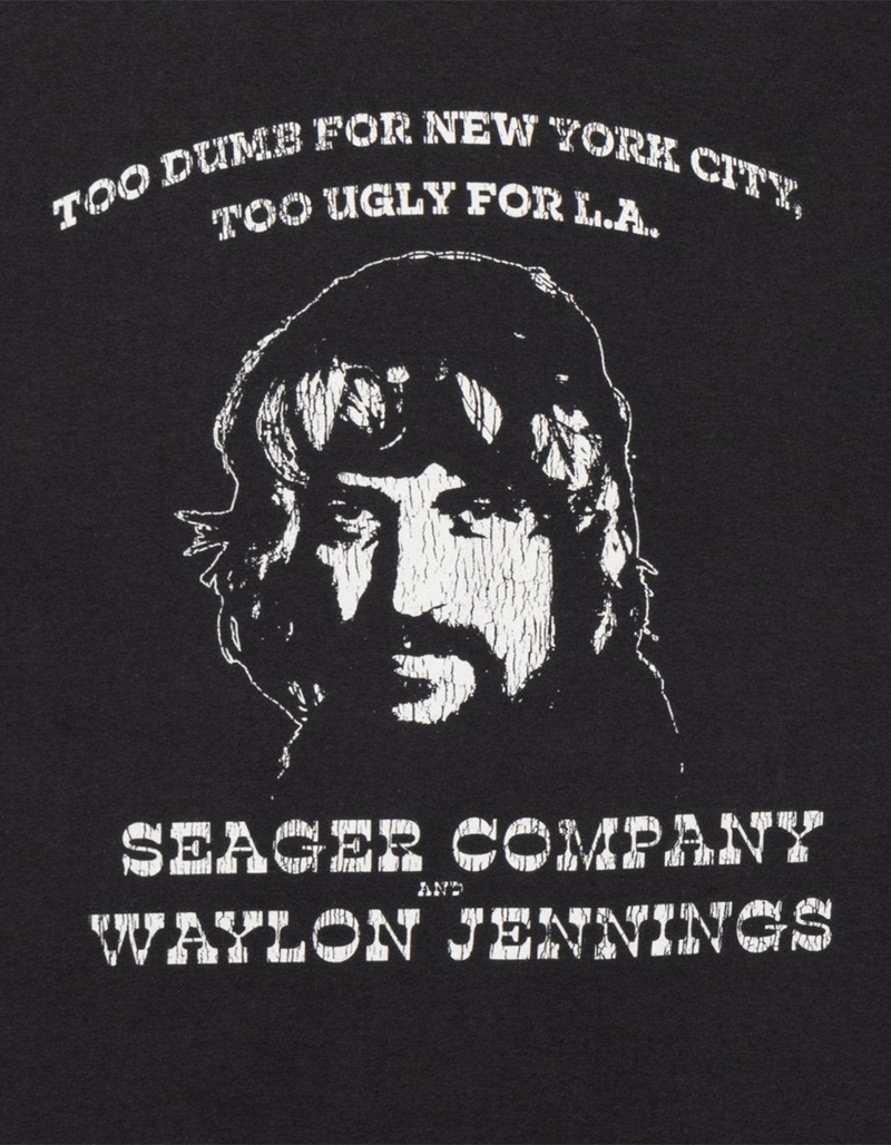 SEAGER x Waylon Jennings Dumb Ugly Mens Tee image number 2