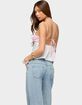 EDIKTED Tilly Mixed Print Top image number 3