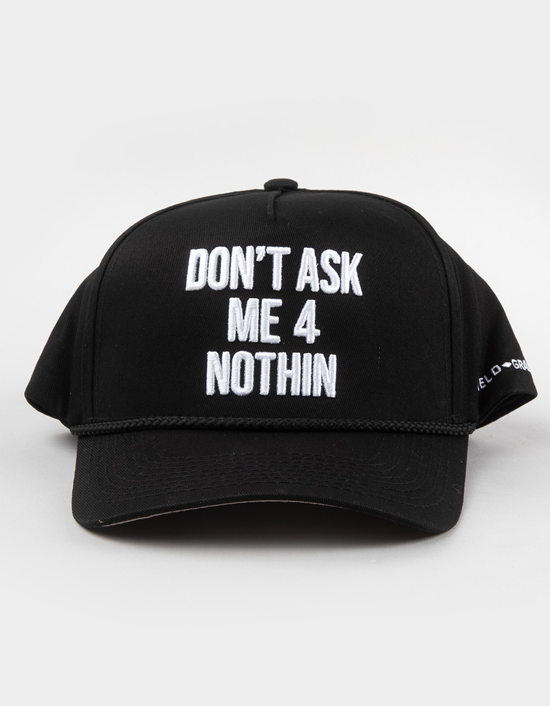 FIELD GRADE Don't Ask Me Snapback Hat image number 1