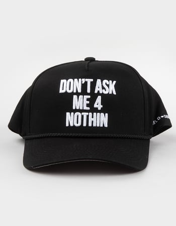 FIELD GRADE Don't Ask Me Snapback Hat Alternative Image