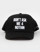 FIELD GRADE Don't Ask Me Snapback Hat image number 2