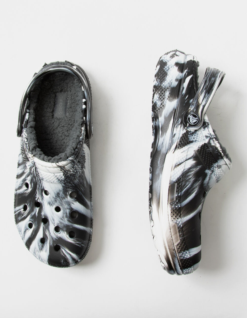 CROCS Classic Lined Marble Clogs image number 4