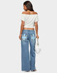 EDIKTED UK Cutie Low Rise Baggy Jeans image number 4