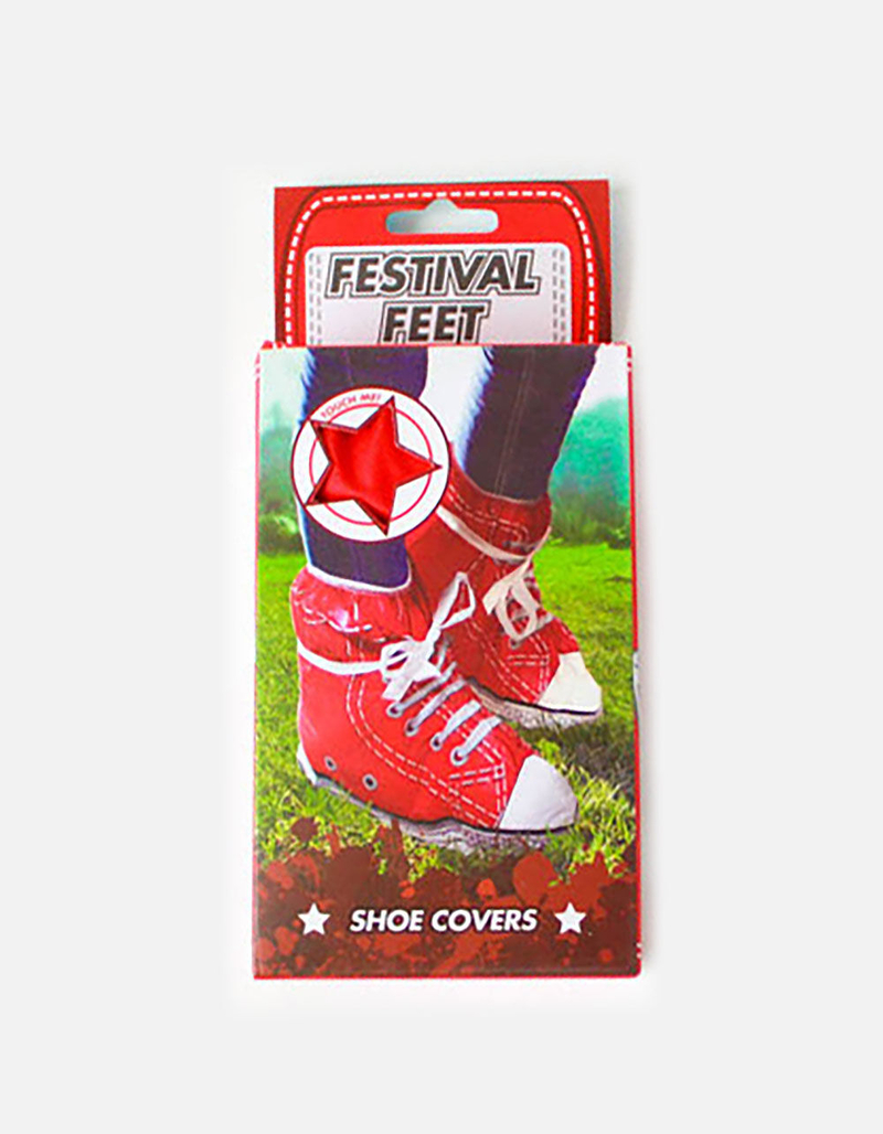 Festival Feet Red Shoe Covers image number 0