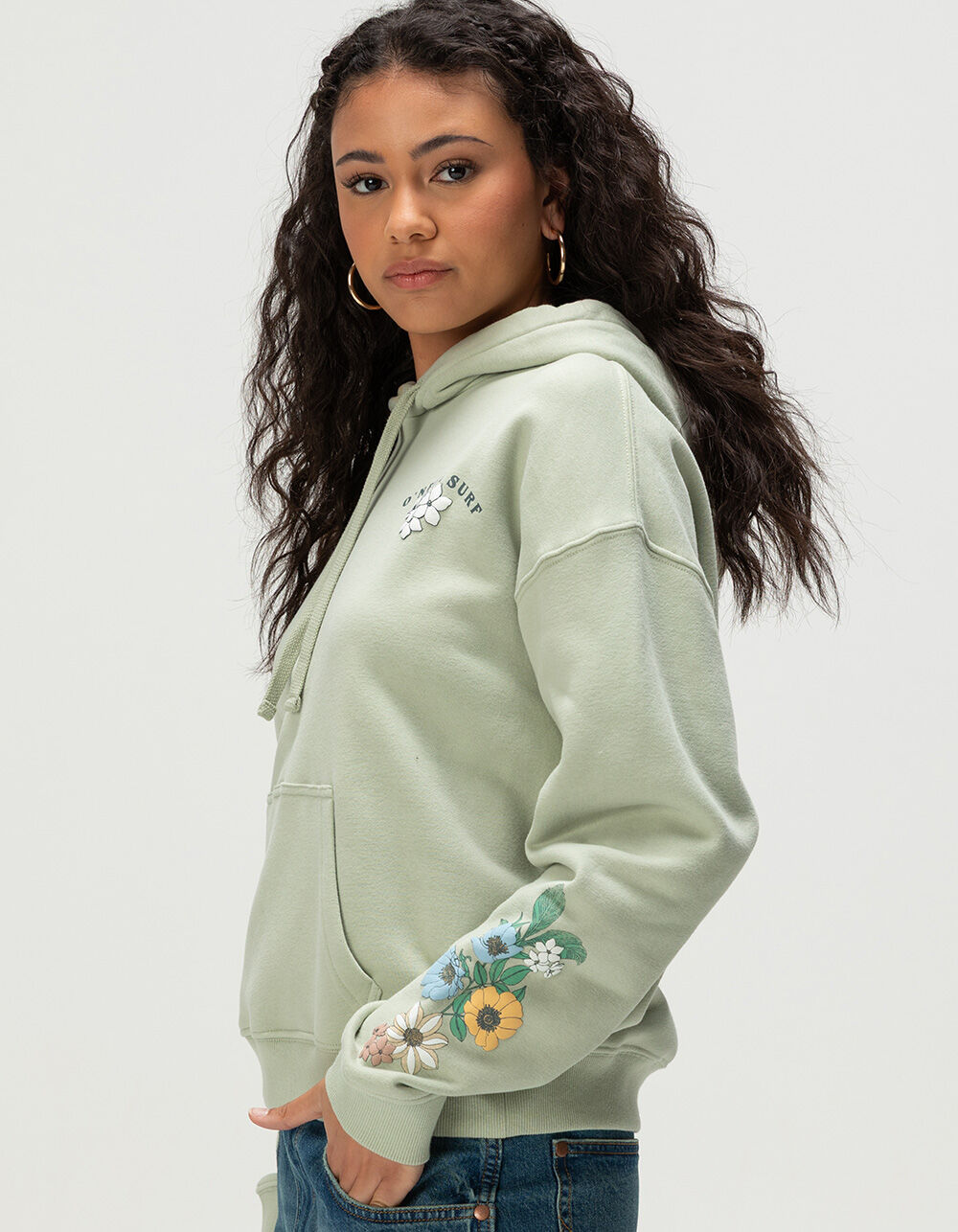 O'NEILL Petal Womens Relaxed Hoodie - SAGE | Tillys
