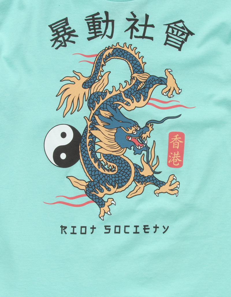 RIOT SOCIETY Dragon Kanji Boys Tee image number 1