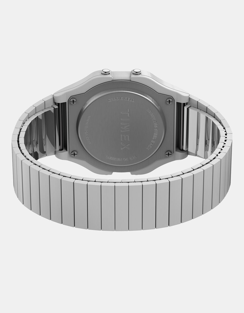 TIMEX T80 34mm Stainless Steel Expansion Band Watch image number 2