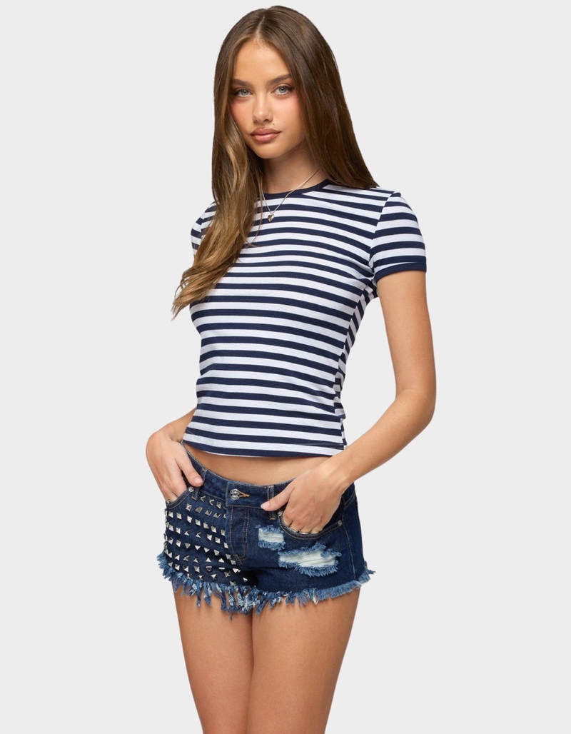 EDIKTED Lucinda Striped Tee image number 1