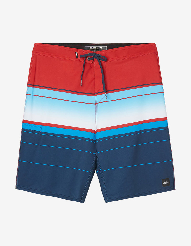O'NEILL Hyperfreak Heat Stripe Mens 21" Boardshorts image number 0