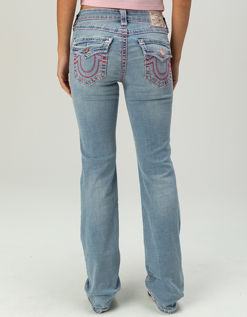 TRUE RELIGION Becca Mid Rise Super T Flap Womens Bootcut Jeans image number 1