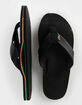 RAINBOW Single Layer Leather Mens Sandals image number 5