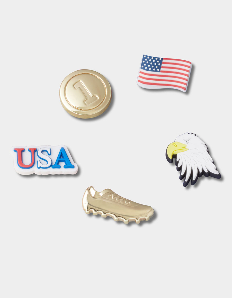 CROCS Team USA 5 Pack Jibbitz™ Charms image number 0