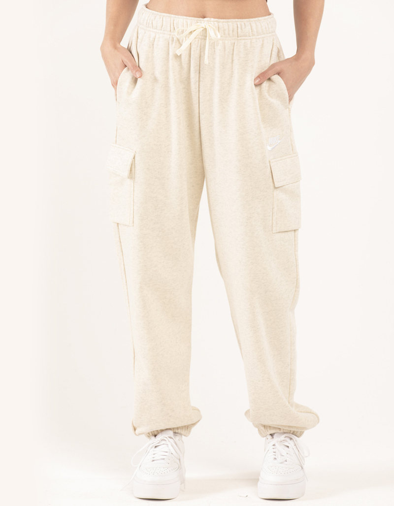 NIKE Sportwear Club Womens Cargo Sweatpants OATMEAL Tillys