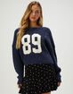 RSQ Womens Cable Number Sweater image number 1