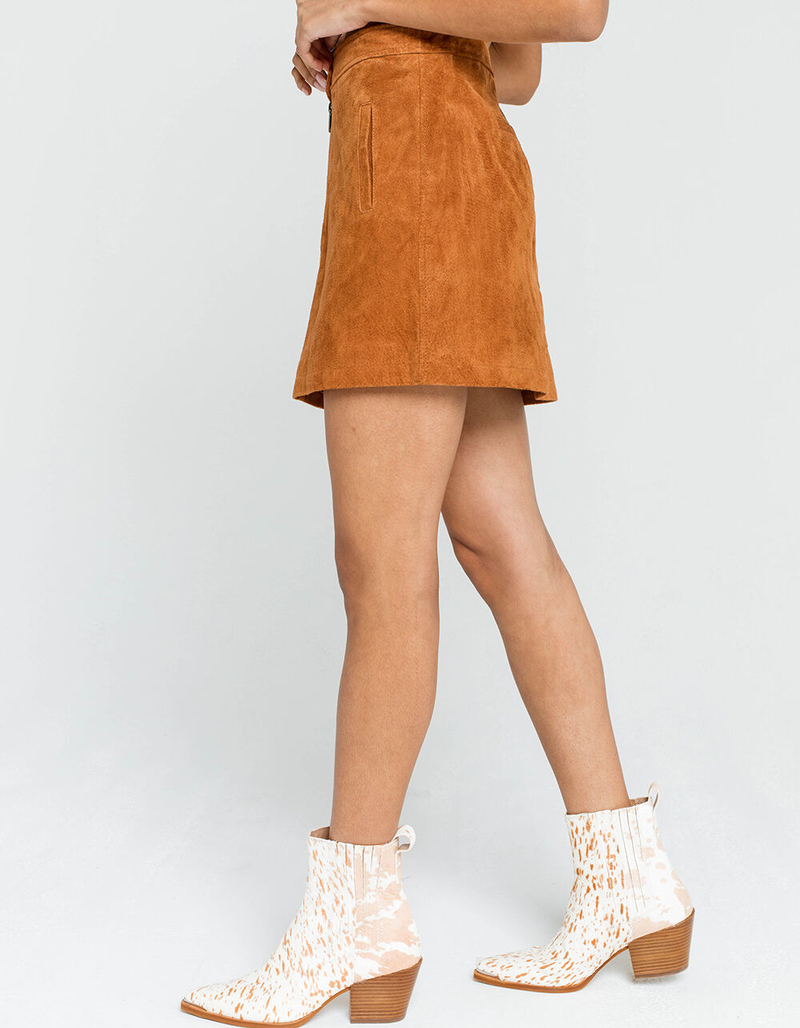 BLANK NYC Moon Child Suede Mini Skirt image number 2