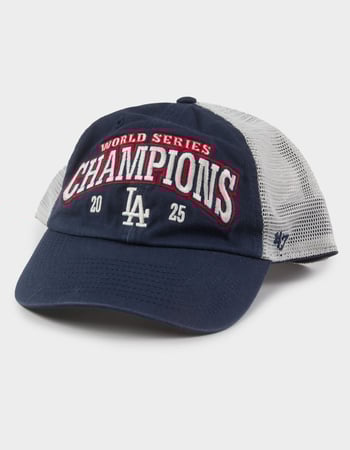 47 BRAND Los Angeles Dodgers 2025 World Series Champions '47 Clean Up Trucker Hat Primary Image