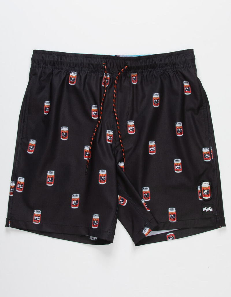 BILLABONG x The Simpsons Duff Mens Volley Shorts image number 0