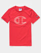CHAMPION Vibrating C Boys Scarlett T-Shirt image number 1