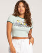 PEANUTS Womens Ringer Baby Tee image number 1