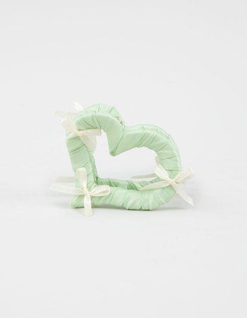 FULL TILT Heart Shape Hair Claw Clip With Bows Primary Image